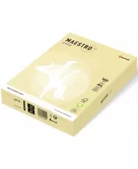 Spalvotas popierius MAESTRO COLOR, 160g/m2, A4, 250 lapų, šviesiai geltona (Yellow)