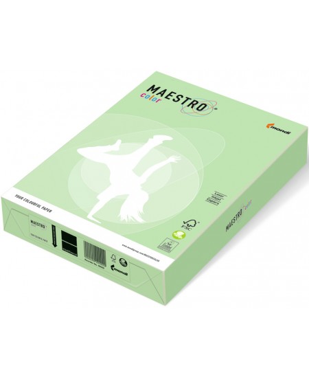 Krāsainais papīrs MAESTRO COLOR, 80 g/m2, A3, 500 lapas, zaļš (Medium Green)