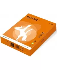 Spalvotas popierius MAESTRO COLOR, 80g/m2, A4, 500 lapų, oranžinė (Orange)