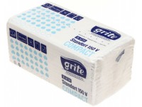 Lapiniai popieriniai rankšluosčiai GRITE Standart 150 V Compact, 1 pakelis