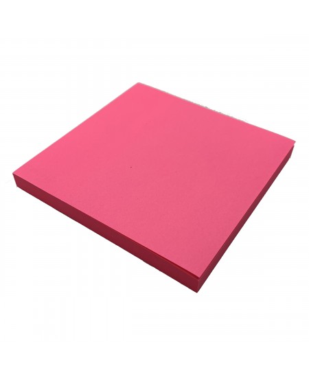 Lipnūs lapeliai CENTRUM Neon, 75x75 mm, 80 lapelių, neoniniai rožiniai