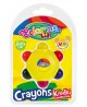 Krāsaini vaska krītiņi COLORINO Baby Line, 6 krāsas
