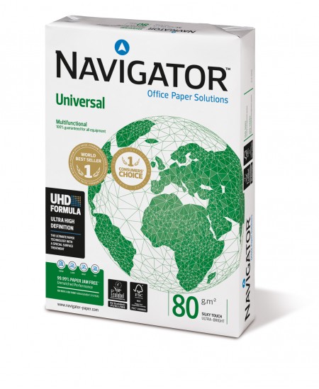 Papīrs NAVIGATOR Universal, 80 g/m2, A4, 500 lapas