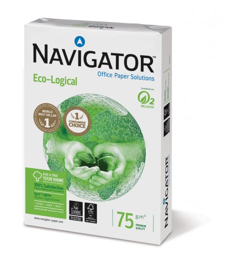 Papīrs NAVIGATOR Eco-Logical, 75 g/m2, A3, 500 lapas
