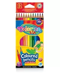 Spalvoti pieštukai COLORINO, 12 spalvų