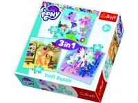 Dėlionių rinkinys TREFL „Mažieji poniai“, 20+36+50
