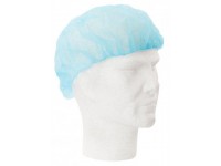 Vienkartinė kepurė (beretė), mėlyna, 100 vnt.