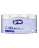 Tualetes papīrs lietošanai mājsaimniecībā GRITE Super Mini 250, 8 ruļļi