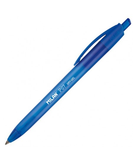 Gēla pildspalva MILAN P07, 0.7 mm, zila