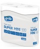 Tualetes papīrs lietošanai mājsaimniecībā GRITE Super Mini 500, 4 ruļļi