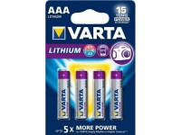 Elementai VARTA Lithium FR03 (AAA), ličio, 4 vnt.
