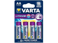 Elementai VARTA Lithium FR6 (AA), ličio, 4 vnt.