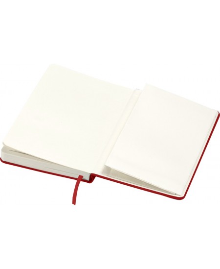 Piezīmju grāmatiņa JOURNAL BOOKS ar gumiju, A5, līniju, sarkana