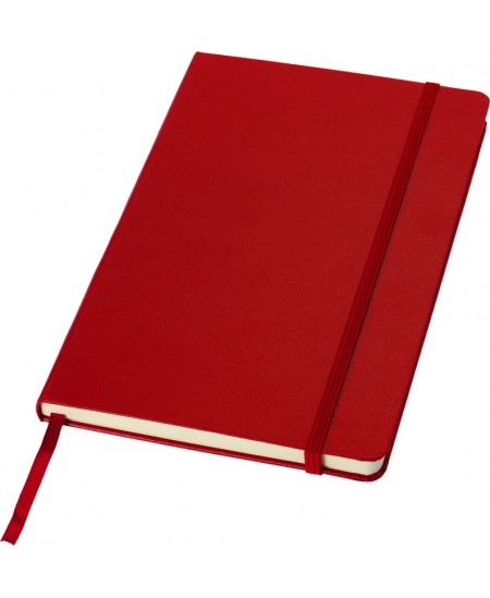 Užrašų knygelė JOURNAL BOOKS su gumele, A5, linija, raudona
