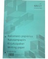 Rakstāmpapīrs SM-LT, A4, rūtiņu, ar caurumiņiem, 50 lapas