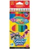 Krāsainie zīmuļi COLORINO, akvareļu ar otu, 12 krāsas