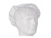 Vienkartinė kepurė (beretė), balta, 100 vnt.