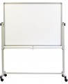 Pārvietojama divpusējā magnētiskā tāfele 2x3, 200x100 cm