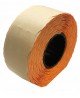 Cenu etiķetes 26x16mm, ar vilnīti, 1000gab., oranžā krāsā