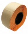 Cenu etiķetes 26x16mm, ar vilnīti, 1000gab., oranžā krāsā