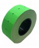 Cenu etiķetes 21,5x12mm, taisnstūrveida, 1000gab., zaļā krāsā