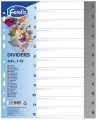 Sadalītāji dokumentiem FOROFIS, 1-12, krāsaini, A4+