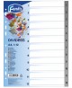 Sadalītāji dokumentiem FOROFIS, 1-12, vienkrāsaini, A4