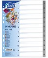 Sadalītāji dokumentiem FOROFIS, 1-12, vienkrāsaini, A4