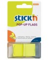 Līmējami indeksi STICK´N, 25x45 mm, dzelteni, 50 gab.