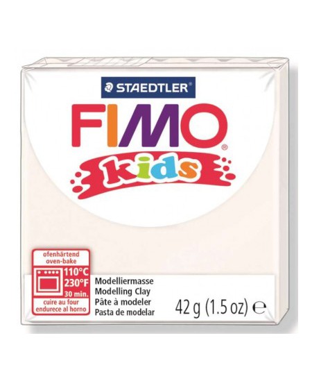 Polimerinis molis vaikams FIMO, baltos spalvos, 42 g