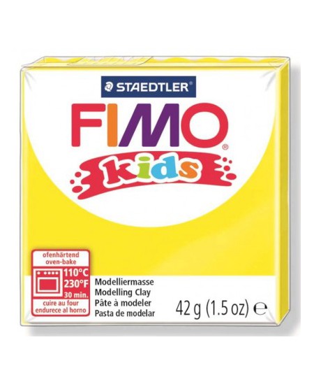 Polimerinis molis vaikams FIMO, geltonos spalvos, 42 g
