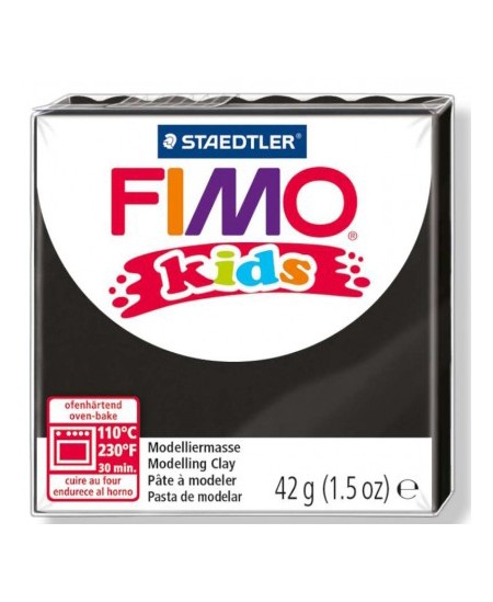 Polimērmāls bērniem FIMO, melna krāsa, 42 g