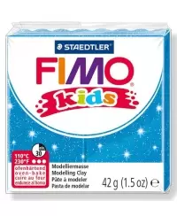 Polimerinis molis vaikams FIMO, blizgios mėlynos spalvos, 42 g
