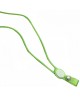 Plastmasas aukliņa kaklam ar cilpveida klipsi, zaļa