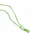 Plastmasas aukliņa kaklam ar cilpveida klipsi, zaļa