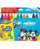 Zīda krītiņi COLORINO Disney Mickey, izskrūvējami, 12 krāsas