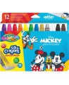 Zīda krītiņi COLORINO Disney Mickey, izskrūvējami, 12 krāsas