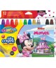Zīda krītiņi COLORINO Disney Minnie, izskrūvējami, 12 krāsas