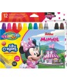 Zīda krītiņi COLORINO Disney Minnie, izskrūvējami, 12 krāsas