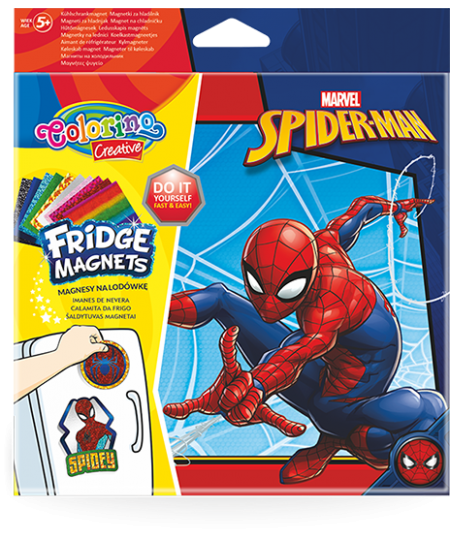Magnētu radošais komplekts COLORINO Marvel Spiderman