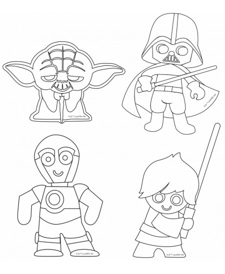 Magnētu radošais komplekts COLORINO Marvel Star Wars