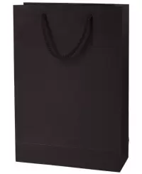 Dovanų maišelis,35x24x9 cm, juodas