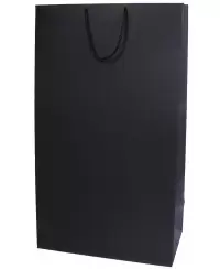Dovanų maišelis, 53x30x17 cm, juodas