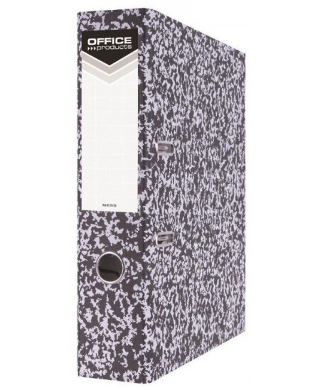 Segtuvas OFFICE PRODUCTS, marmora, A4, 75 mm, melna muguriņa