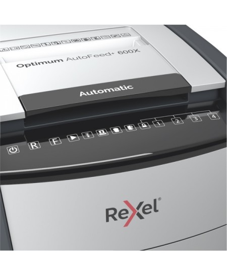 Automātiskas dokumentu smalcinātājs Rexel Optimum AutoFeed+ 600X