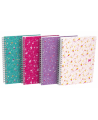 Klade ar spirāli OXFORD FLORAL, B5, 60 lapas, līniju
