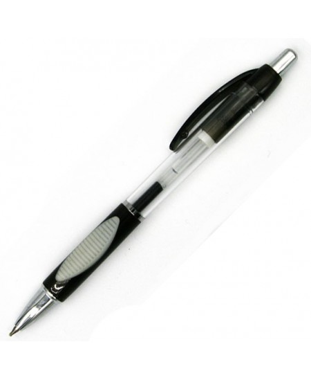 Automatinis gelinis rašiklis, 0.7 mm, juodas