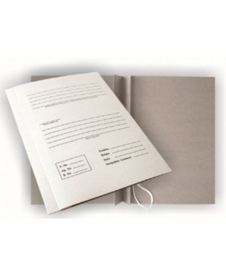 Kartona mape ar saitēm un arhīva virsrakstu SM-LT, 20 mm, 300 g/m², A4, balta