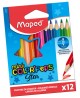 Krāsaini zīmuļi MAPED Color Peps, mažyliams, 12 krāsas
