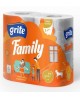 Mājsaimniecības tualetes papīrs GRITE Family, 4 ruļļi